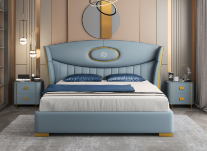 Bed, Bedroom, Modern Bed Frame, New Bed Upholstery Design, Luxury Furniture